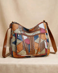 Bolsa crossbody estilo patchwork