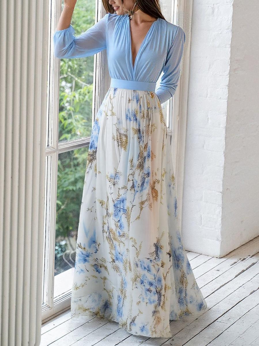 Teresa™ | Floral Print Maxi Dress